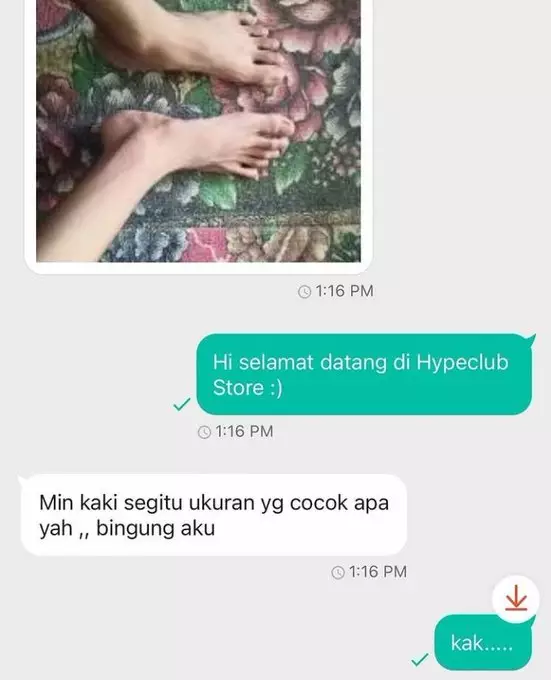 transaksi sepatu ini bikin geregetan © Instagram