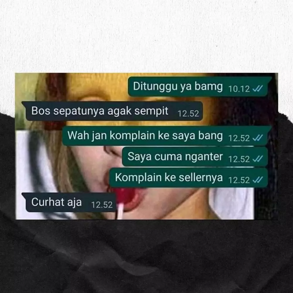 transaksi sepatu ini bikin geregetan © Instagram