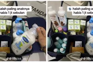 Ibu muda ini spill budget keperluan anaknya yang masih balita untuk sebulan, totalnya bikin syok