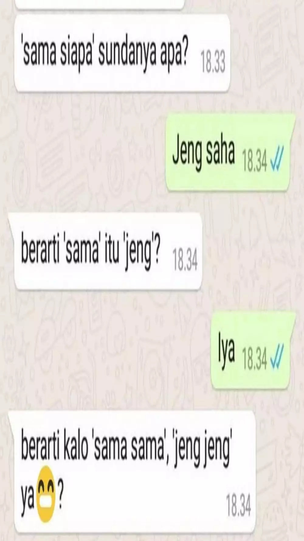 satu kata ini bikin nggak jelas ujungnya © Instagram