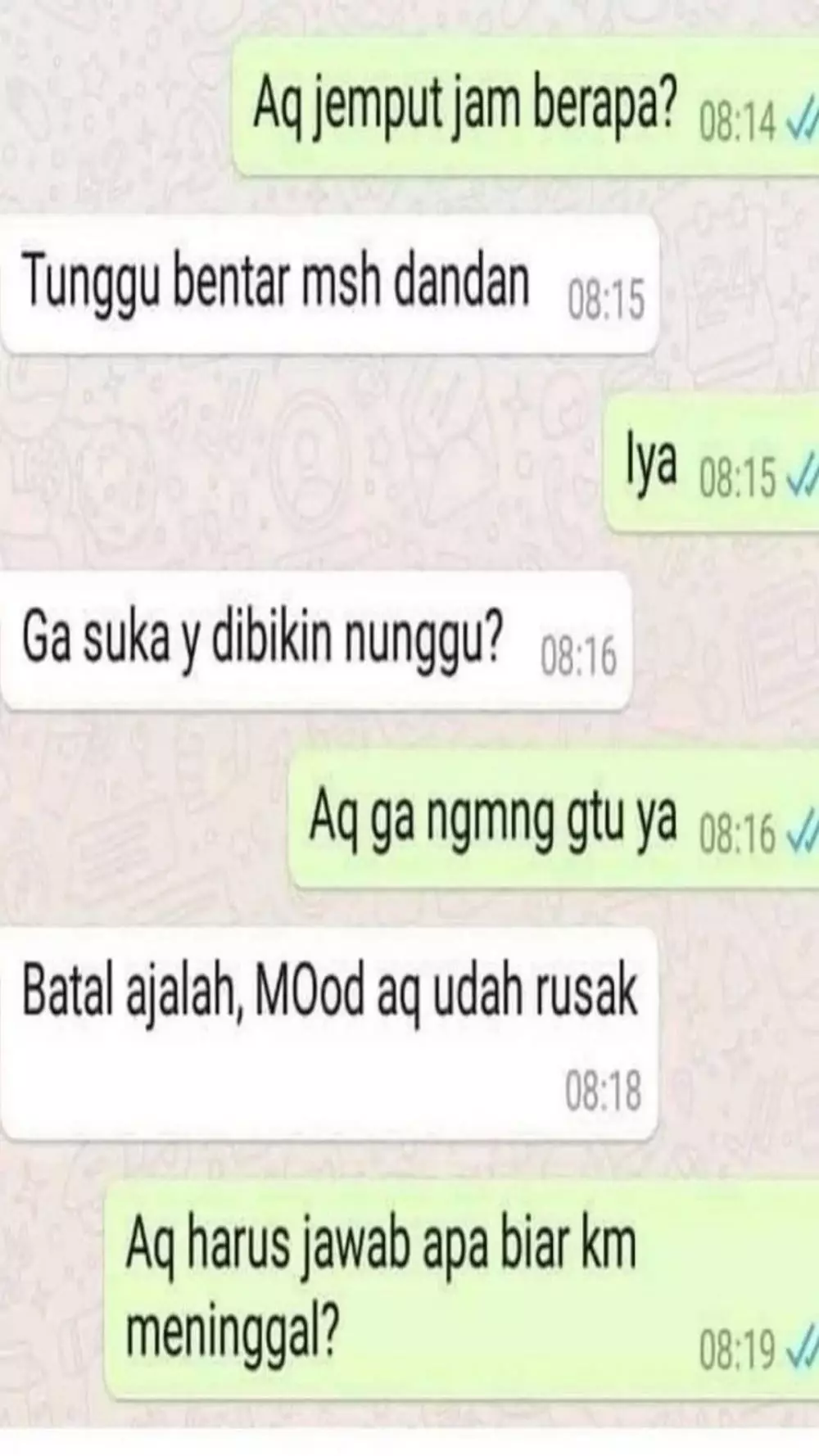 alasannya sepele tapi bikin tensi naik © Instagram