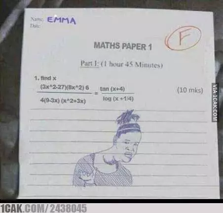 Susahnya ilmu eksak © Instagram