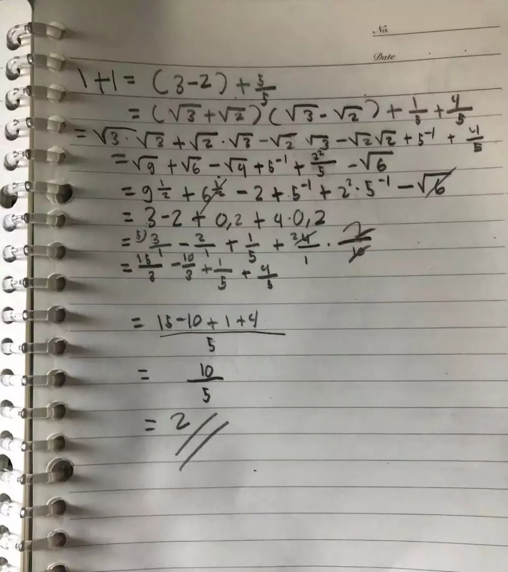 Susahnya ilmu eksak © Instagram