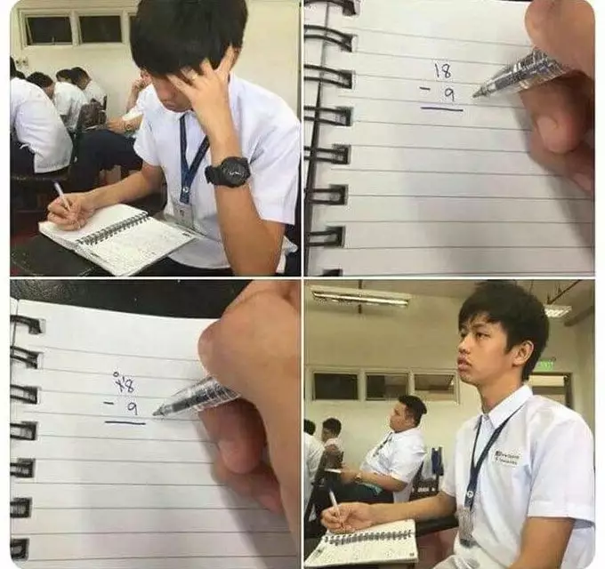 Susahnya ilmu eksak © Instagram