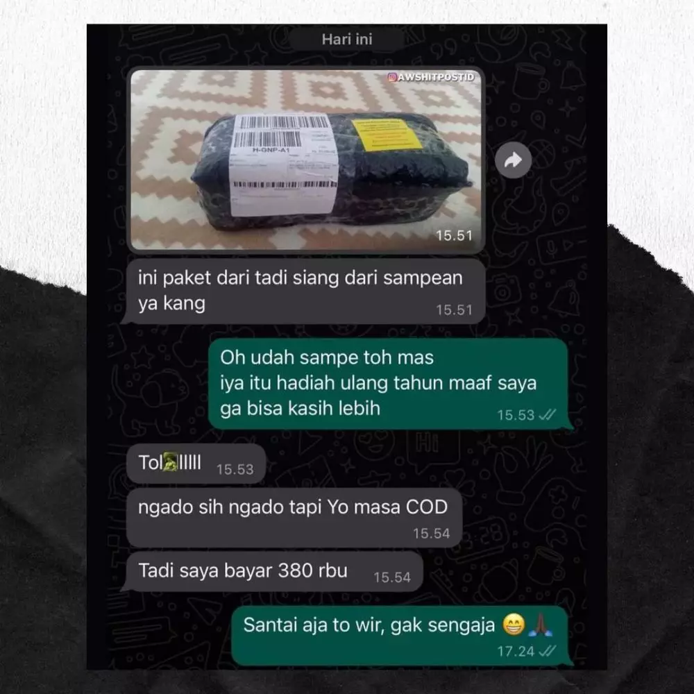 customer ini niatnya baik tapi malah ngeselin © Instagram customer ini niatnya baik tapi malah ngeselin © Instagram
