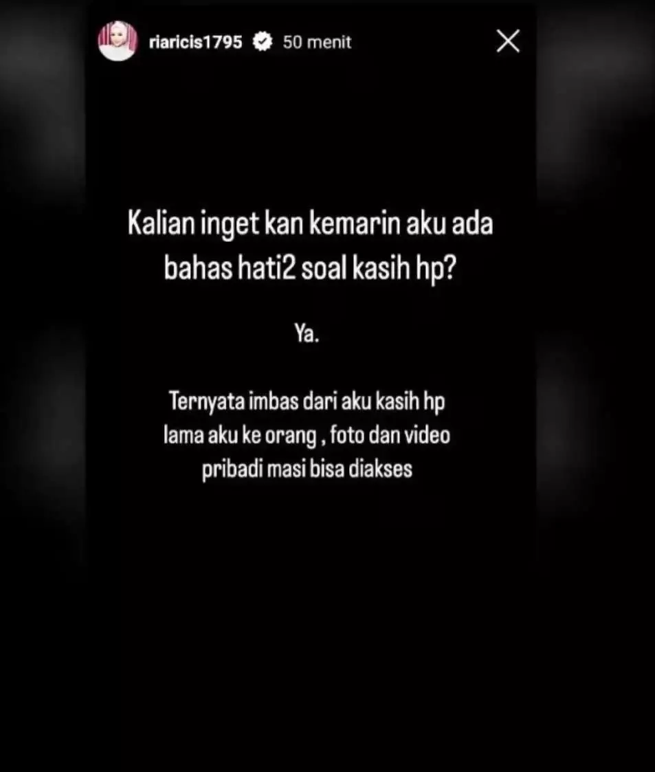 pelaku teror ria ricis sudah ditangkap © Instagram pelaku teror ria ricis sudah ditangkap © Instagram