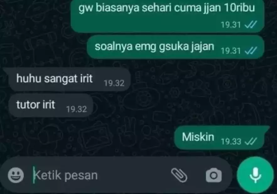 teman waktu curhat ini bikin nggak bisa berkata-kata © Instagram