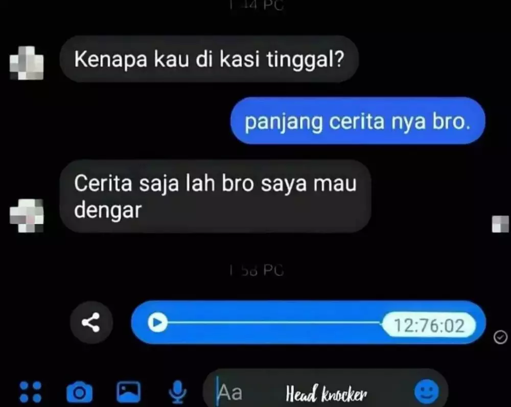 teman waktu curhat ini bikin nggak bisa berkata-kata © Instagram