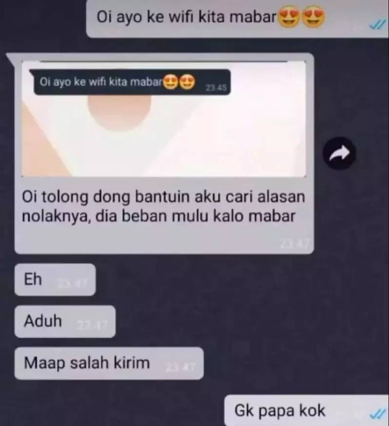 teman waktu curhat ini bikin nggak bisa berkata-kata © Instagram