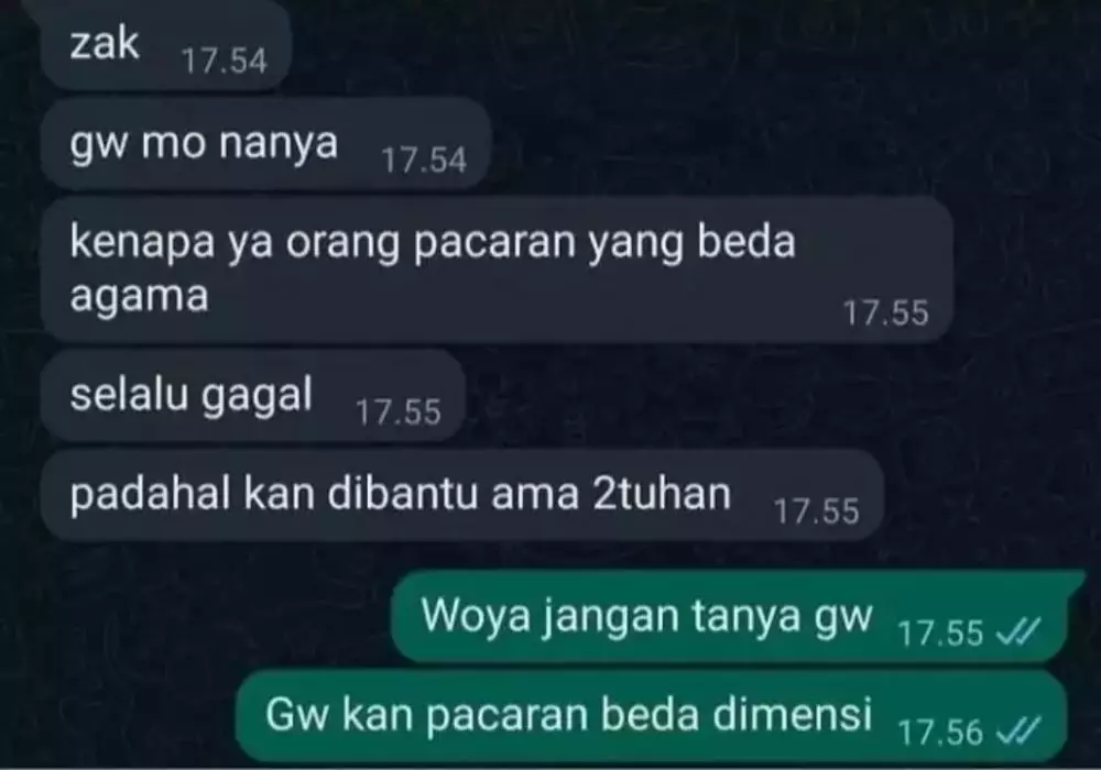 teman waktu curhat ini bikin nggak bisa berkata-kata © Instagram