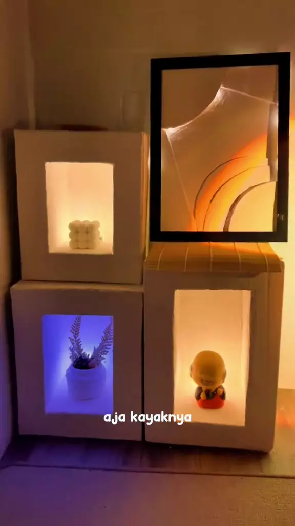 dekorasi kamar tidur pakai kardus  © 2024 TikTok