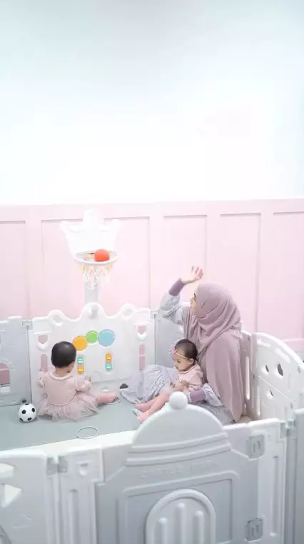 kamar bermain anak kembar Anisa Rahma © Instagram