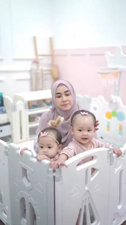 kamar bermain anak kembar Anisa Rahma © Instagram