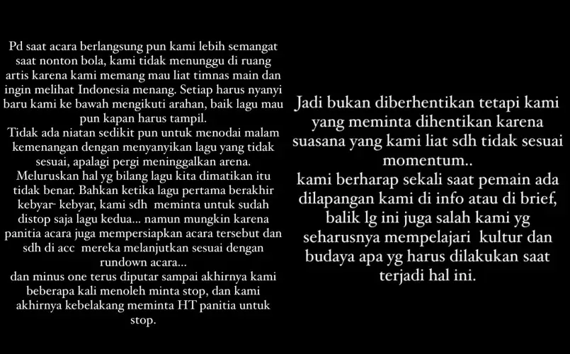 klarifikasi Anang Hermansyah usai nyanyi © Instagram