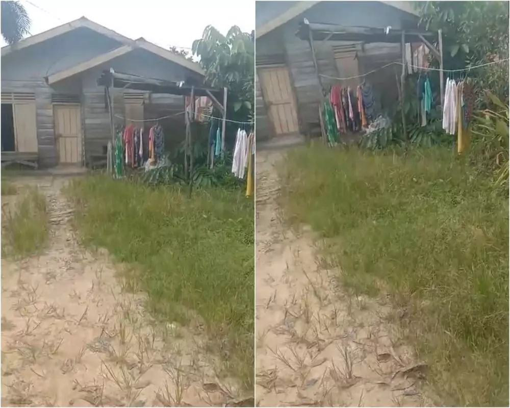 Aksi kocak kurir reflek bantu customer angkat jemuran TikTok Aksi kocak kurir reflek bantu customer angkat jemuran TikTok