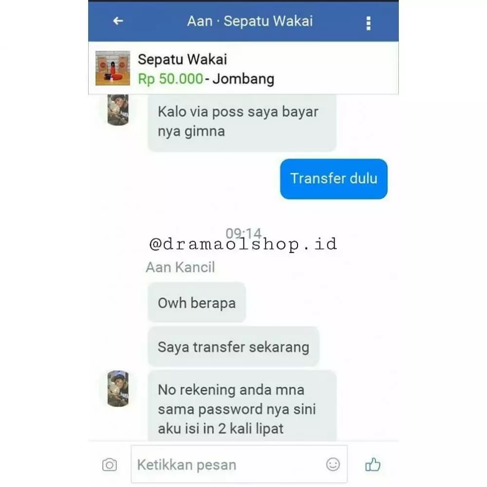 pembeli online shop saat disuruh bayar ini bikin penjual gulung tikar © Instagram