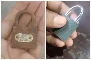 Tak perlu beli baru, ini trik bersihkan noda karat penyebab gembok macet cuma ditambah 1 bahan dapur