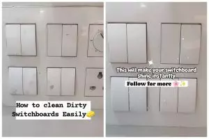 Bukan digosok baking soda, ini cara bersihkan saklar lampu kusam agar kinclong pakai 2 bahan makanan