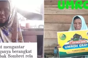 Sosok Mak Sombret pemulung yang viral ngojek Rp600 ribu antar tetangga berhaji, tabiatnya layak dipuji