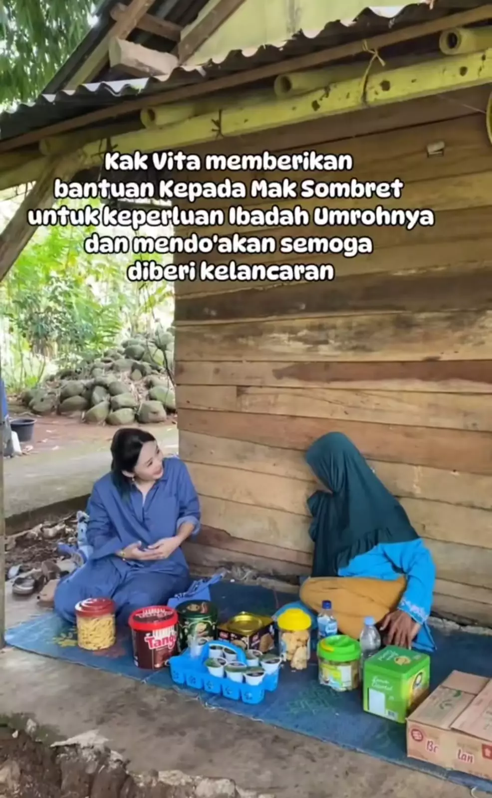 momen Mak Sombret bertemu dengan Vita © TikTok