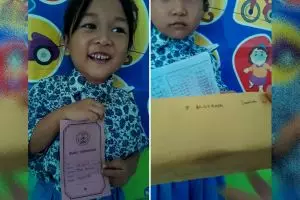 Momen anak PAUD tunjukkan tabungannya yang capai dua digit, bikin guru yang simpan uang ketar-ketir