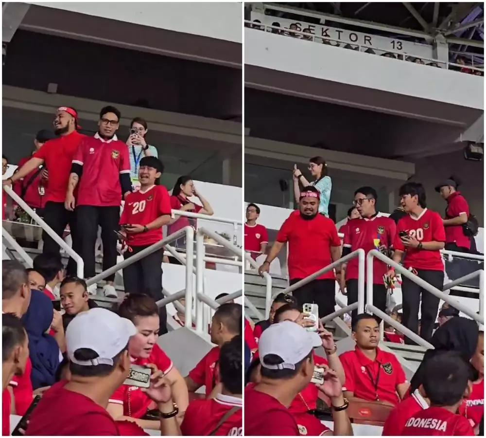 momen desta turun dari kursi vvip © 2024 X