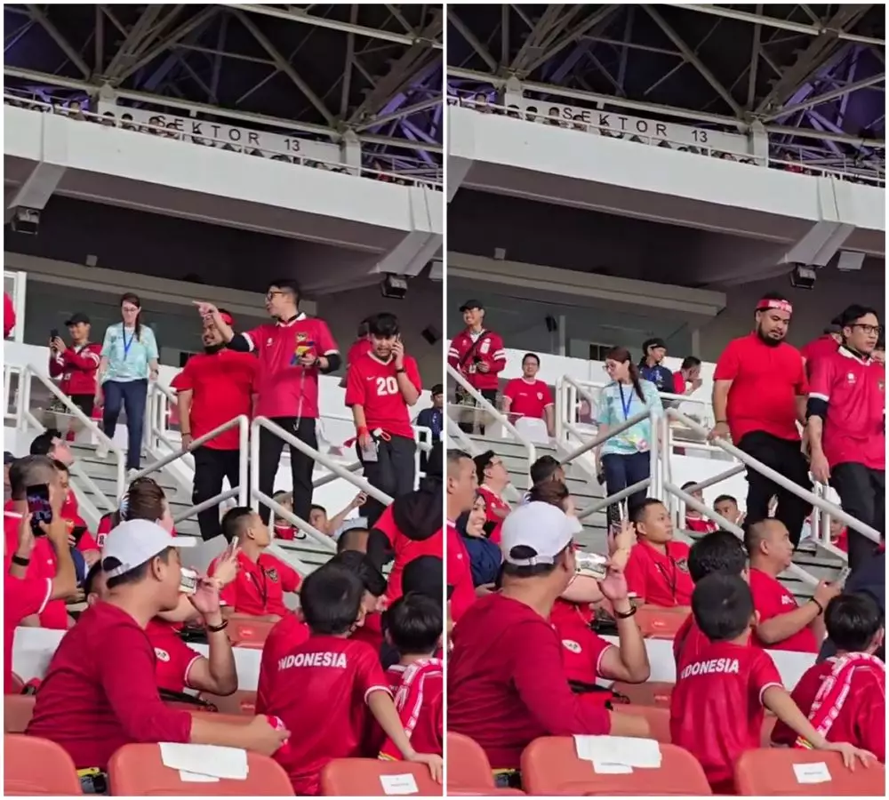 momen desta turun dari kursi vvip © 2024 X