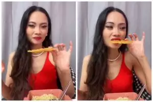 Cewek ini disebut lebay ajari hilangkan minyak di pangsit pakai tisu, ngefek nggak sih kurangi kalori?