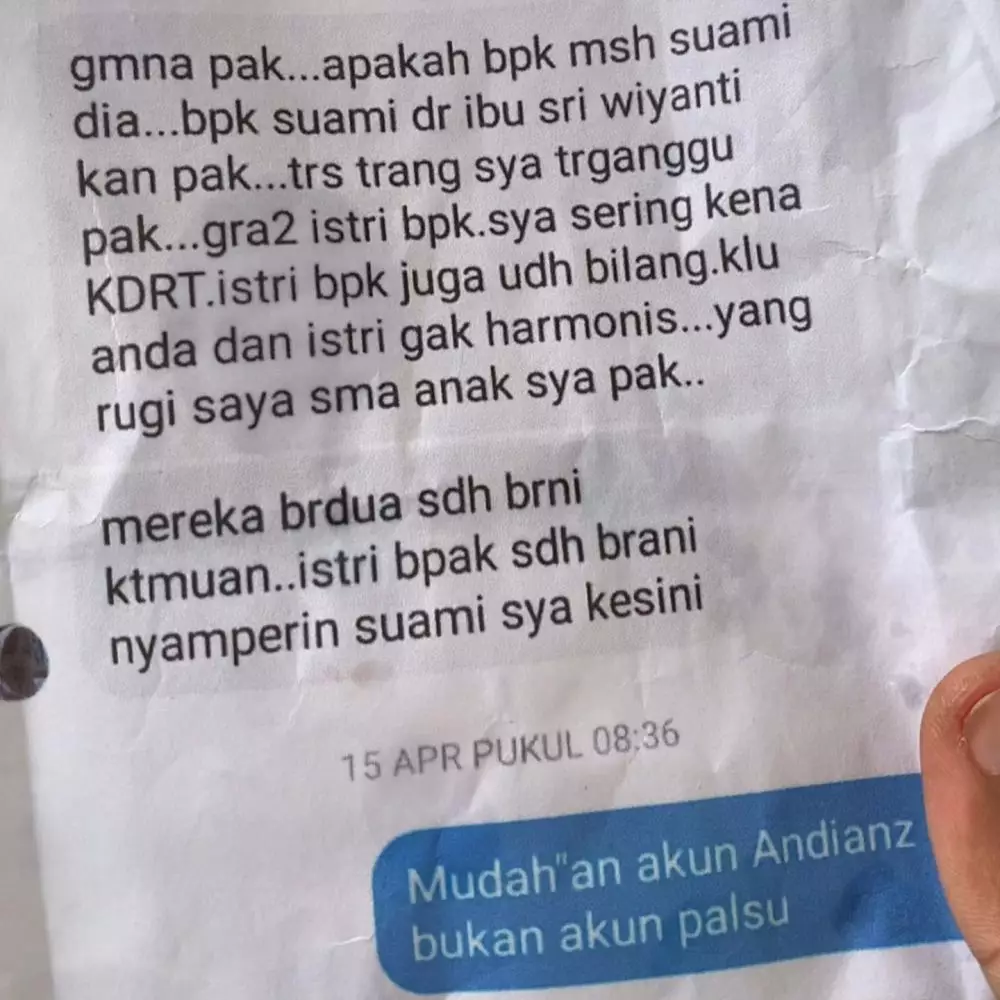 bukti perselingkuhan di bungkus gorengan © TikTok