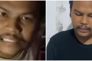 Dikecam karena bikin konten di lokasi pembakaran mobil rental, pemuda Sukolilo Pati ini minta maaf