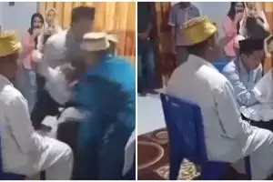 Heboh video perlihatkan wali nikah hajar mempelai pria usai ijab kabul, ternyata ini alasannya