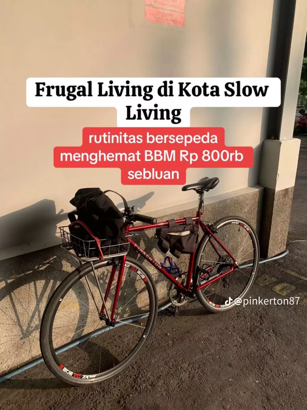 pria terapkan frugal living gowes © TikTok pria terapkan frugal living gowes © TikTok