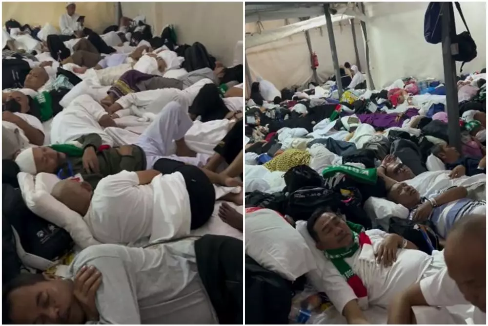 klarifikasi jemaah haji protes kondisi tenda di mina © instagram