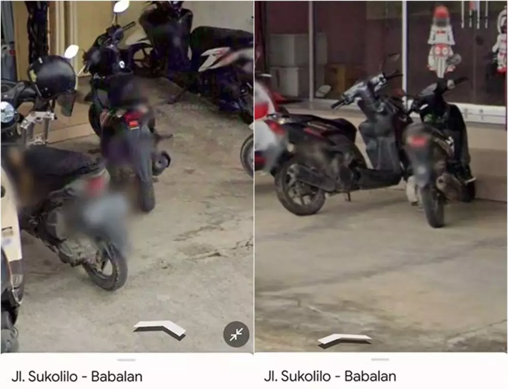 kendaraan tanpa plat nomor di Google Maps Sukolilo Berbagai sumber