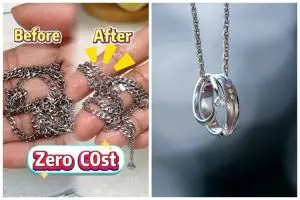 Cara emak-emak bersihkan perhiasan perak yang sudah kusam kinclong lagi, cukup tambah 1 bahan dapur