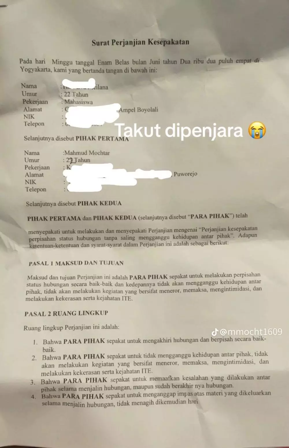 alasan pria tak mau balikan bikin geleng kepala © TikTok