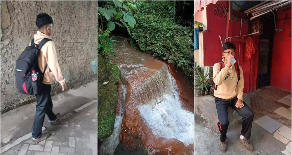 cowok patah hati naik gunung sendirian TikTok