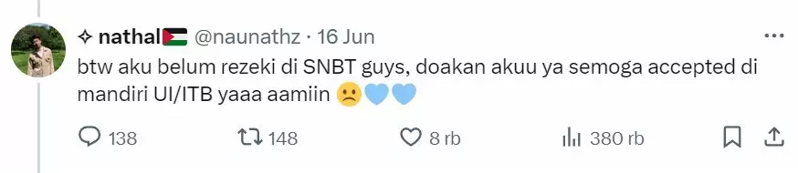 tunarungu jadi peserta SNBT dikira joki © 2024 X