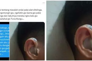 Viral Naufal peserta SNBT 2024 dituding jadi joki gegara pakai alat bantu dengar, ini kisah lengkapnya