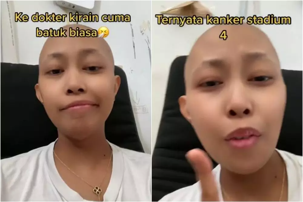 wanita idap kanker dikira masuk angin © TikTok wanita idap kanker dikira masuk angin © TikTok