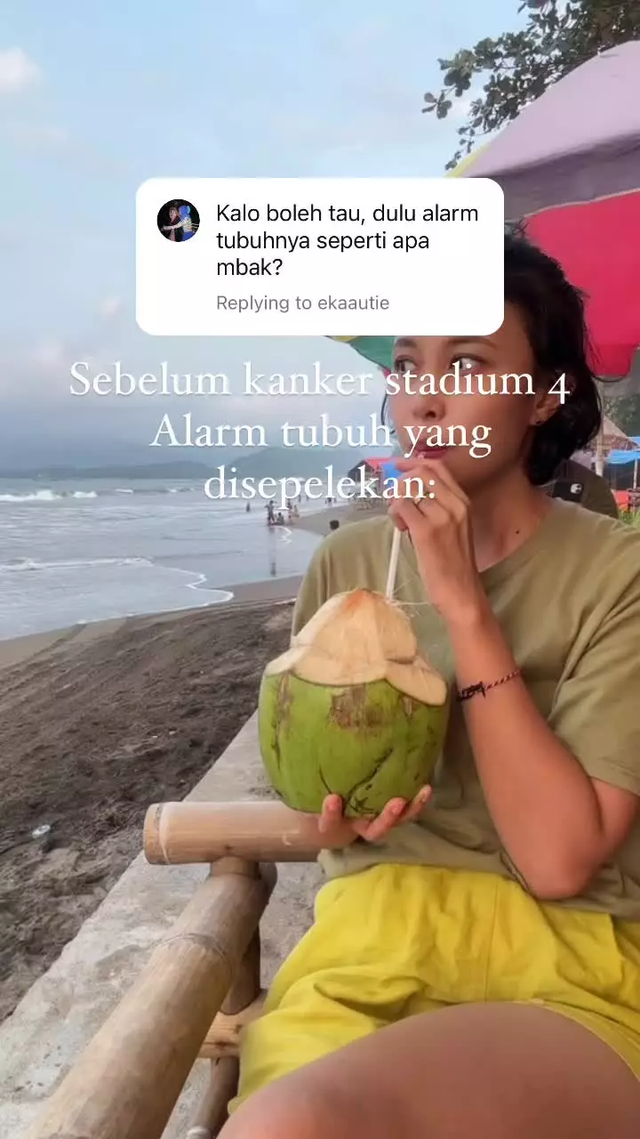 wanita idap kanker dikira masuk angin © TikTok wanita idap kanker dikira masuk angin © TikTok