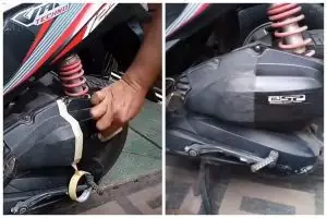 Modal Rp 2.000, begini cara bersihkan mesin motor agar kinclong seperti baru pakai 1 bahan dapur
