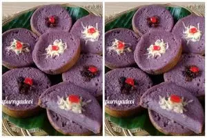 Resep kue lumpur ubi ungu, jajanan pasar sederhana nikmat tiada dua