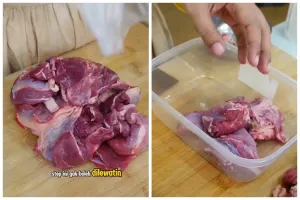 Cukup tambah 1 bumbu dapur, cara simpan daging agar lebih awet, empuk, dan tak busuk berbulan-bulan