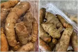 Bukan dengan dibekukan, ini trik menyimpan jahe dan kunyit agar awet segar hingga 1 bulan