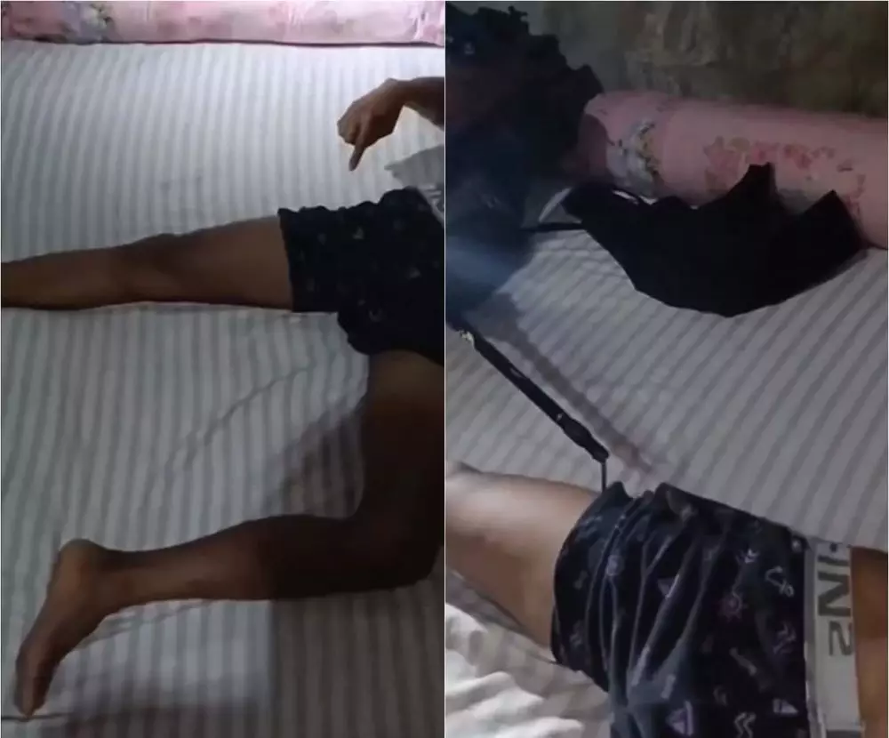 Momen ular kobra masuk ke celana dalam pria yang tidur Instagram