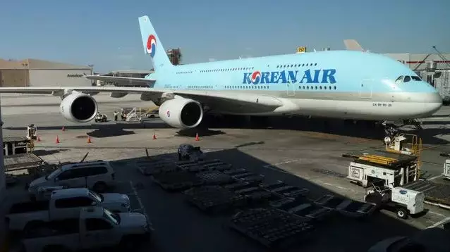 Penampakan pesawat korean air usai turbulensi Berbagai sumber Penampakan pesawat korean air usai turbulensi Berbagai sumber