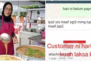 Kisah penjual laksa dapat pembeli misterius selalu beli kuah doang, terharu setelah tahu alasannya