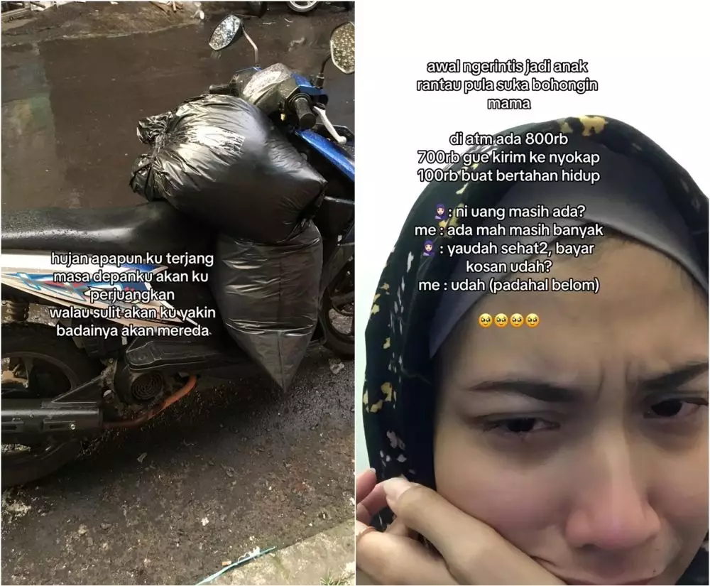 kisah wanita biayai orang dan dua adiknya TikTok