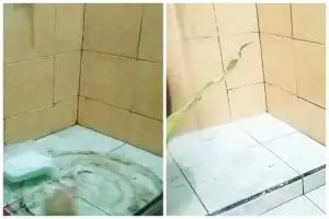 Bersih kesat tanpa racikan bahan khusus, ini cara usir kerak lantai kamar mandi ditambah 1 bahan dapur